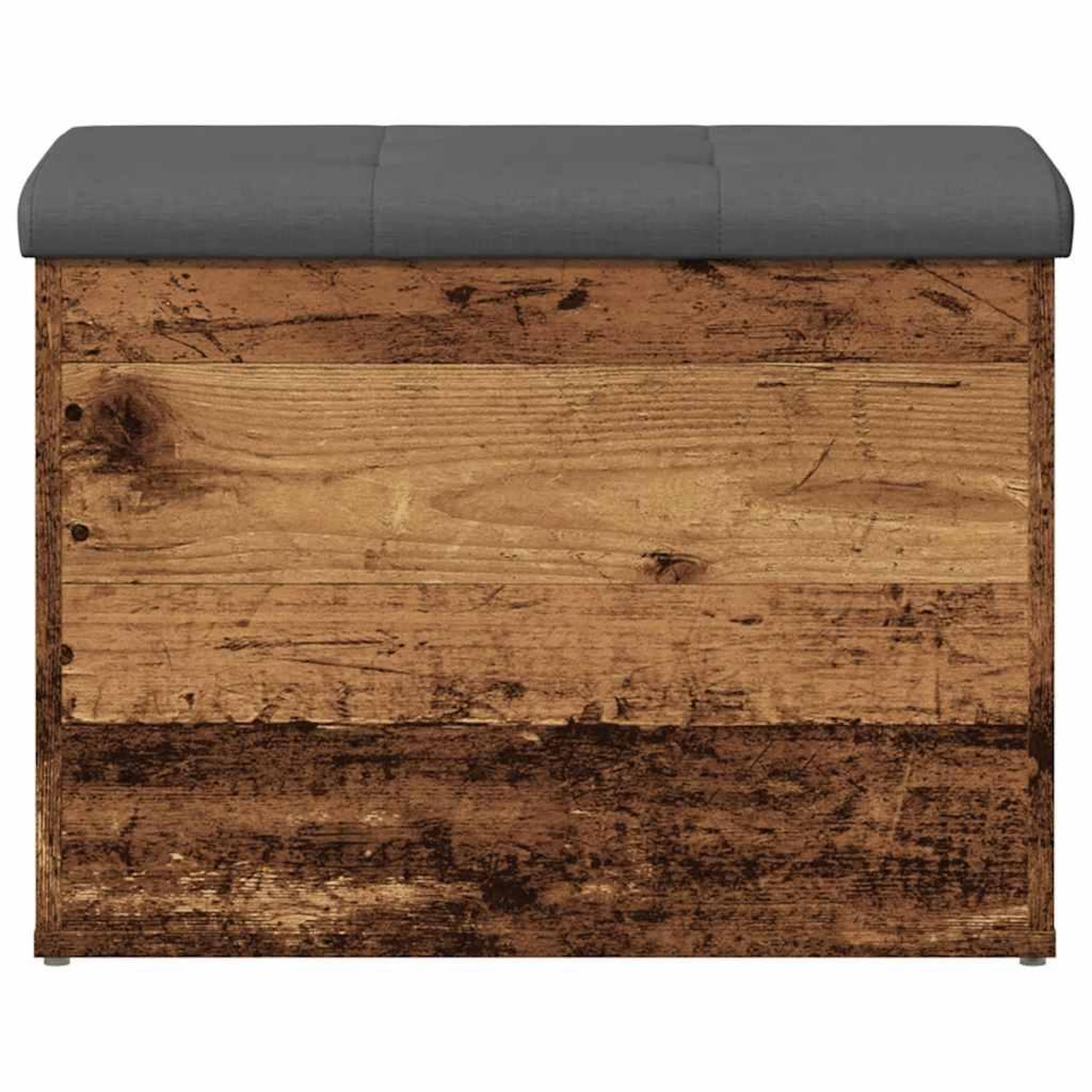 Voir la diapositive 3 : VIDAXL Banc de rangement vieux bois 62x42x45 cm bois d'ingenierie