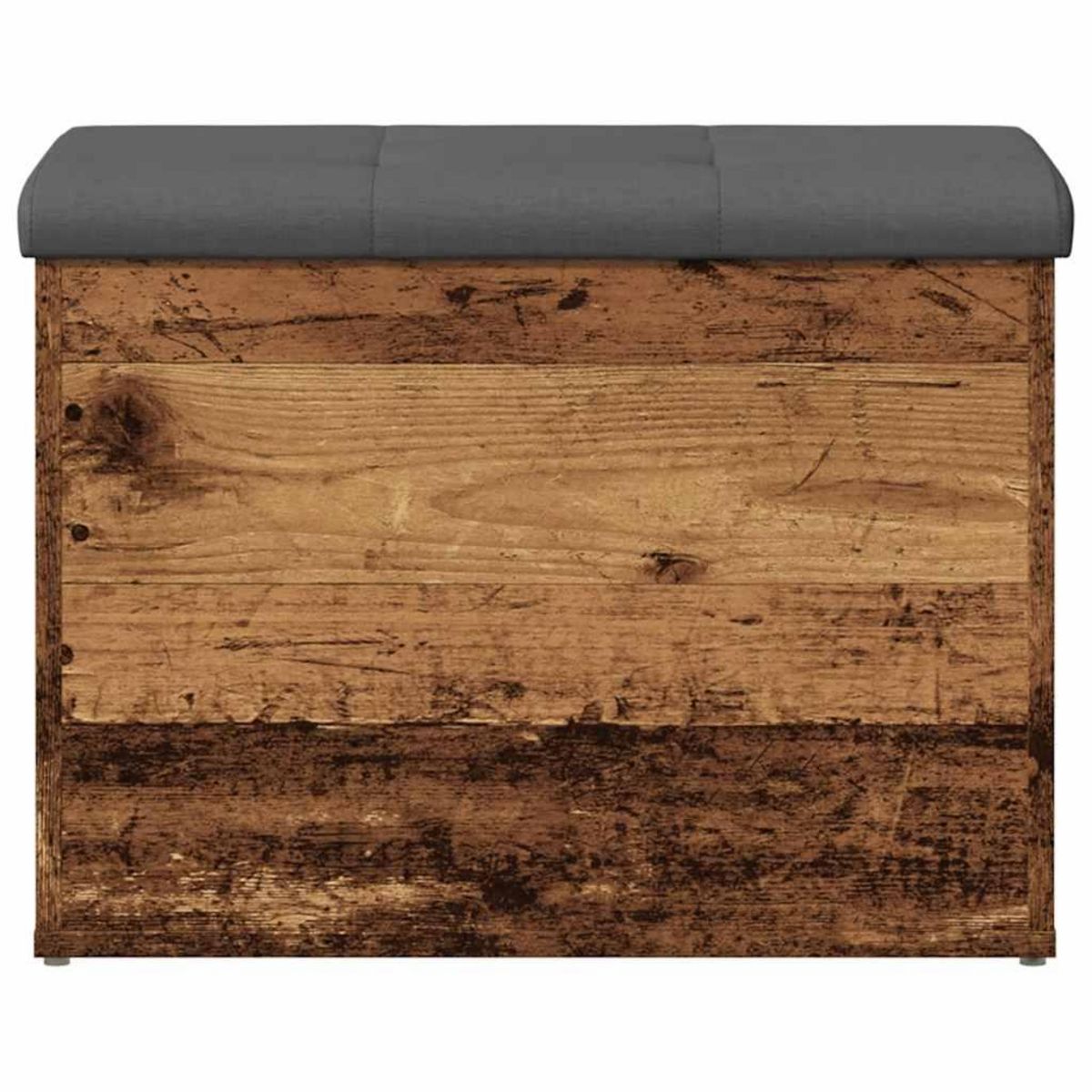 VIDAXL Banc de rangement vieux bois 62x42x45 cm bois d'ingenierie