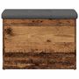 Voir la diapositive 3 : VIDAXL Banc de rangement vieux bois 62x42x45 cm bois d'ingenierie
