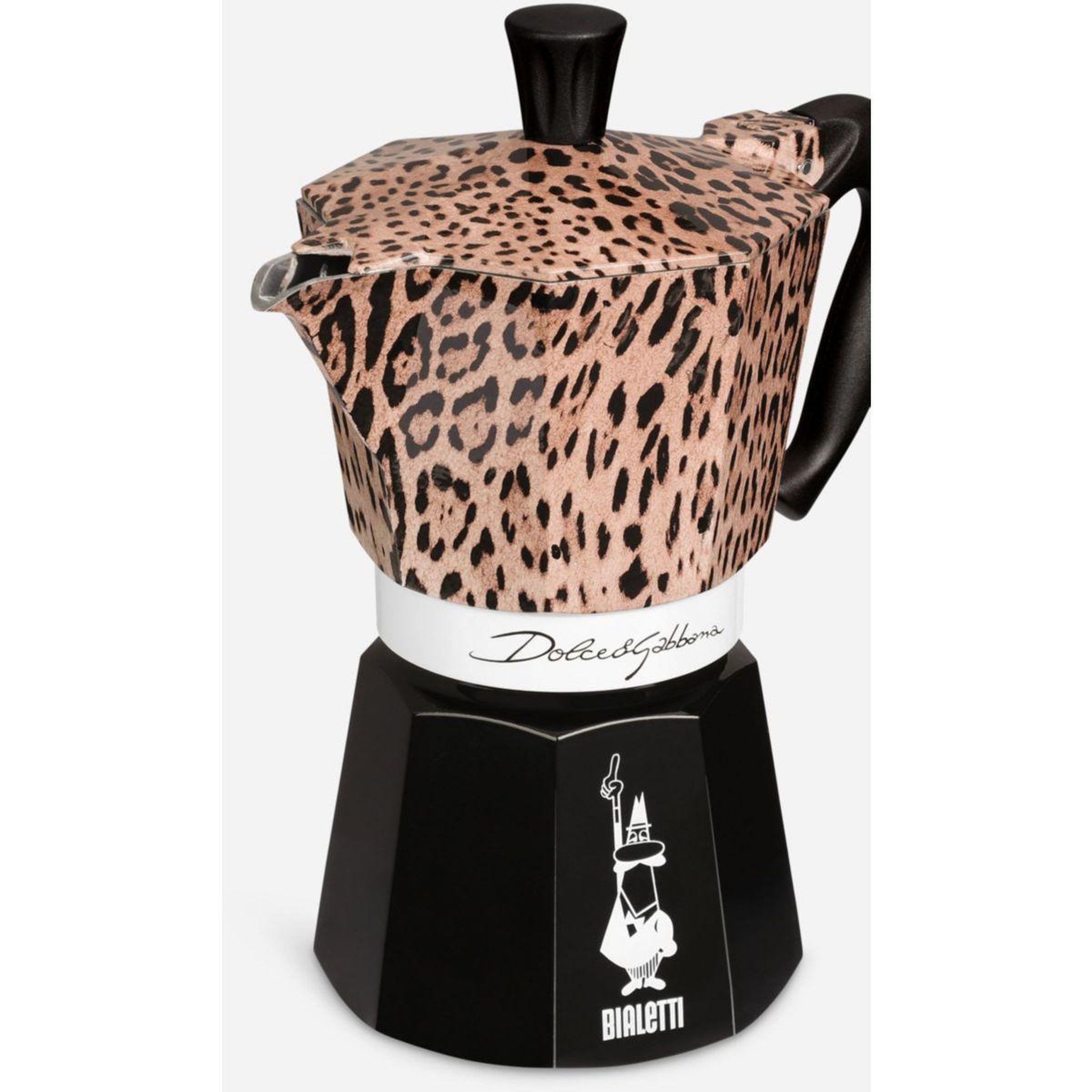 Voir la diapositive 4 : BIALETTI Cafetière italienne Moka Dolce&Gabbana Leopard - capacité 6 tasses