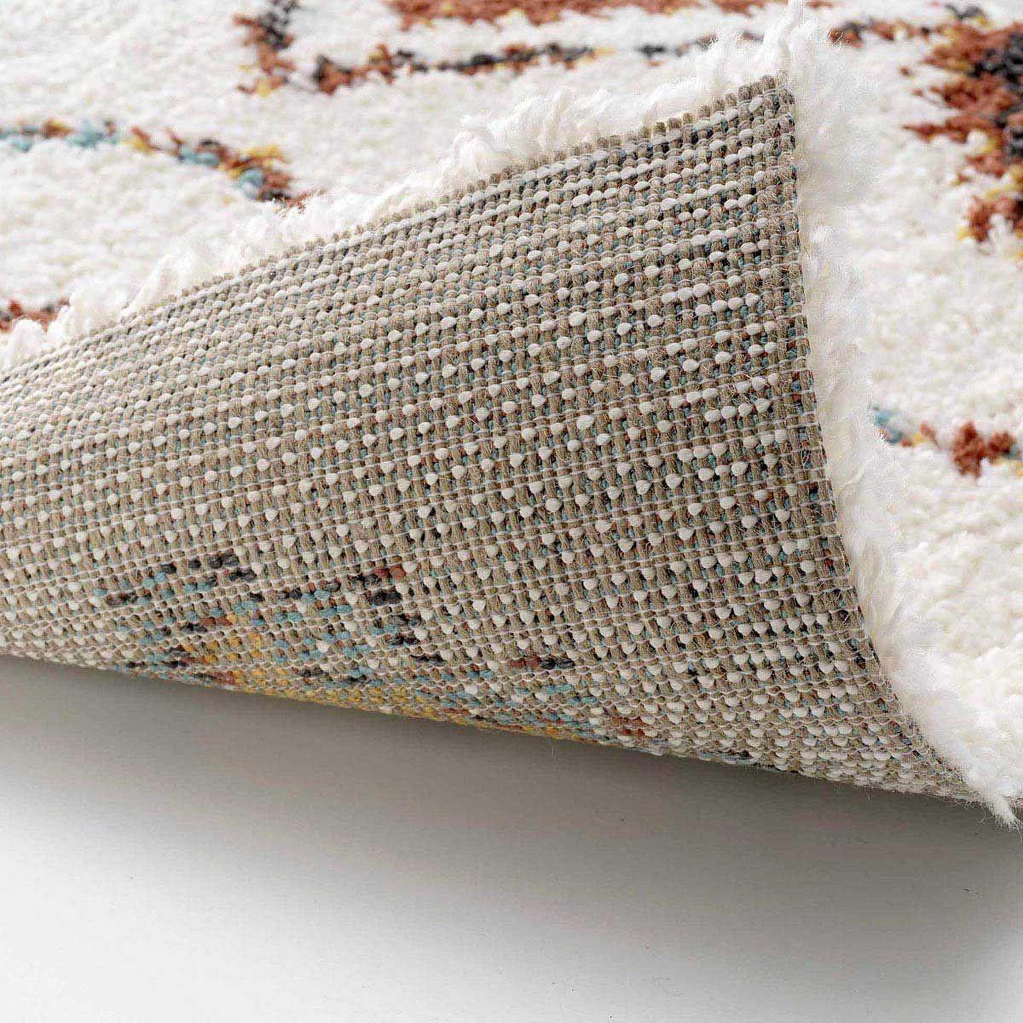 Voir la diapositive 3 : Douceur d'Intérieur Tapis déco shaggy  vasco  160x230cm multicolore