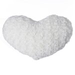 ATMOSPHERA Coussin Coeur  Bouclée  28x36cm Écru