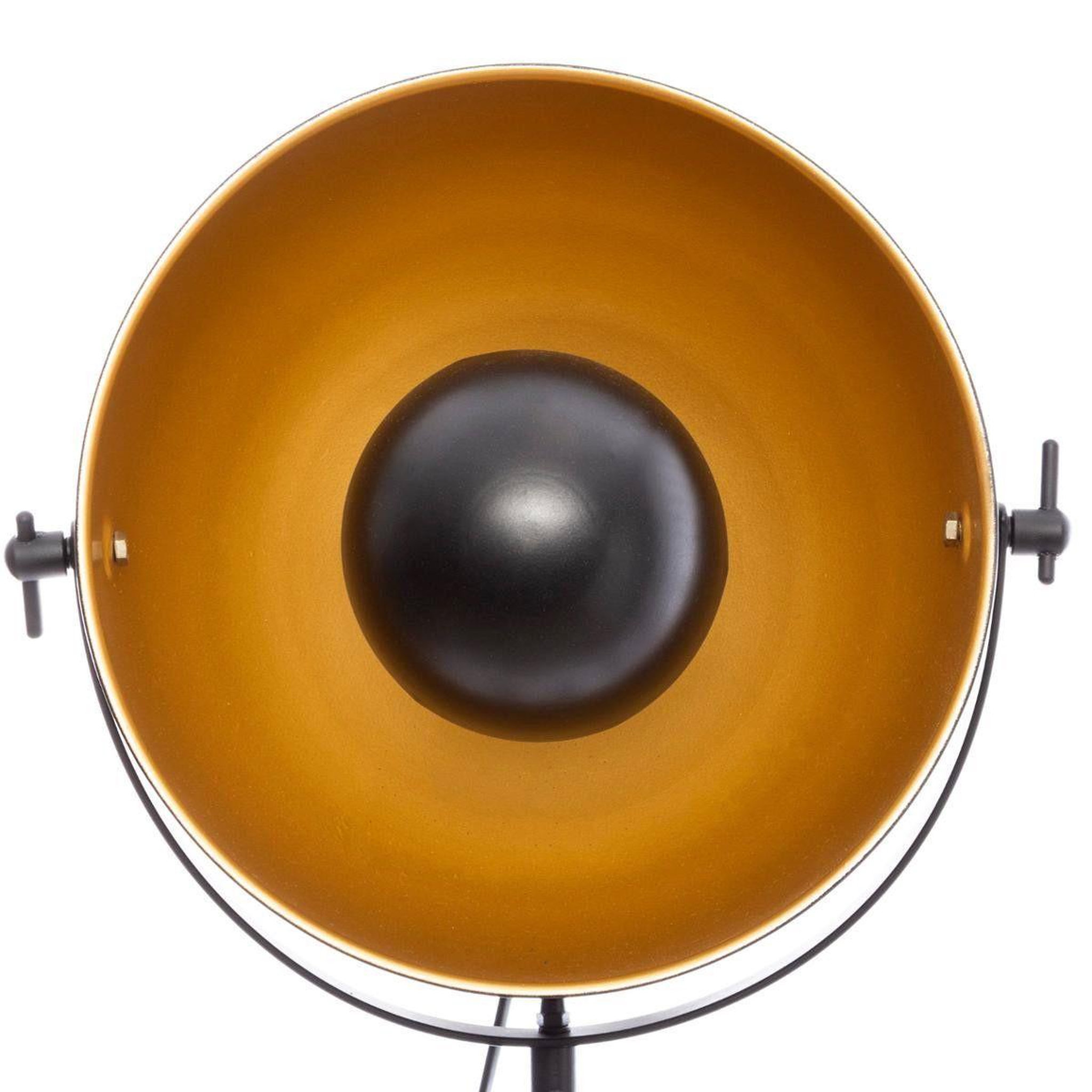Voir la diapositive 2 : ATMOSPHERA Lampadaire trépied design  lahti  156cm noir & or