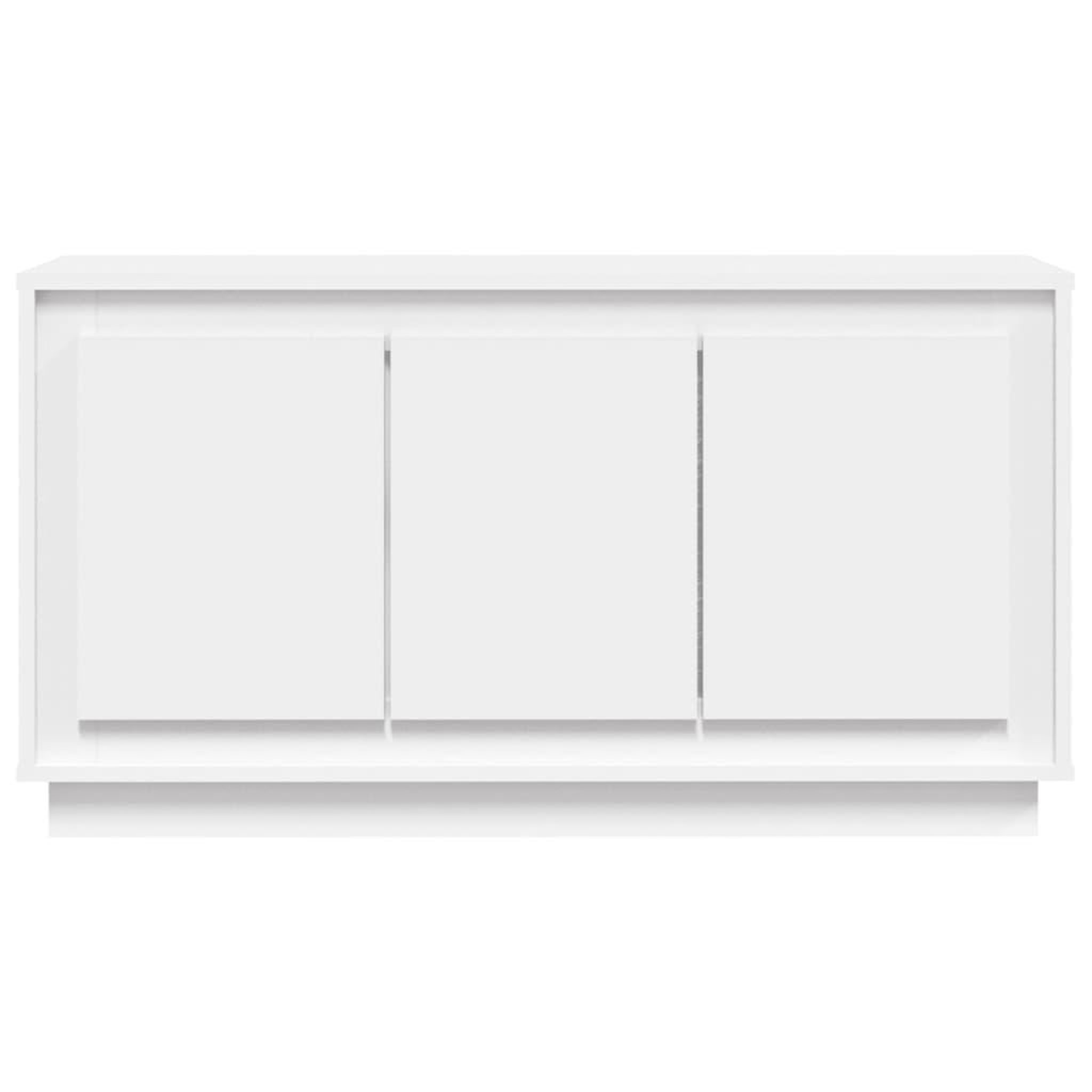 Voir la diapositive 5 : VIDAXL Buffet blanc 102x35x55 cm bois d'ingenierie