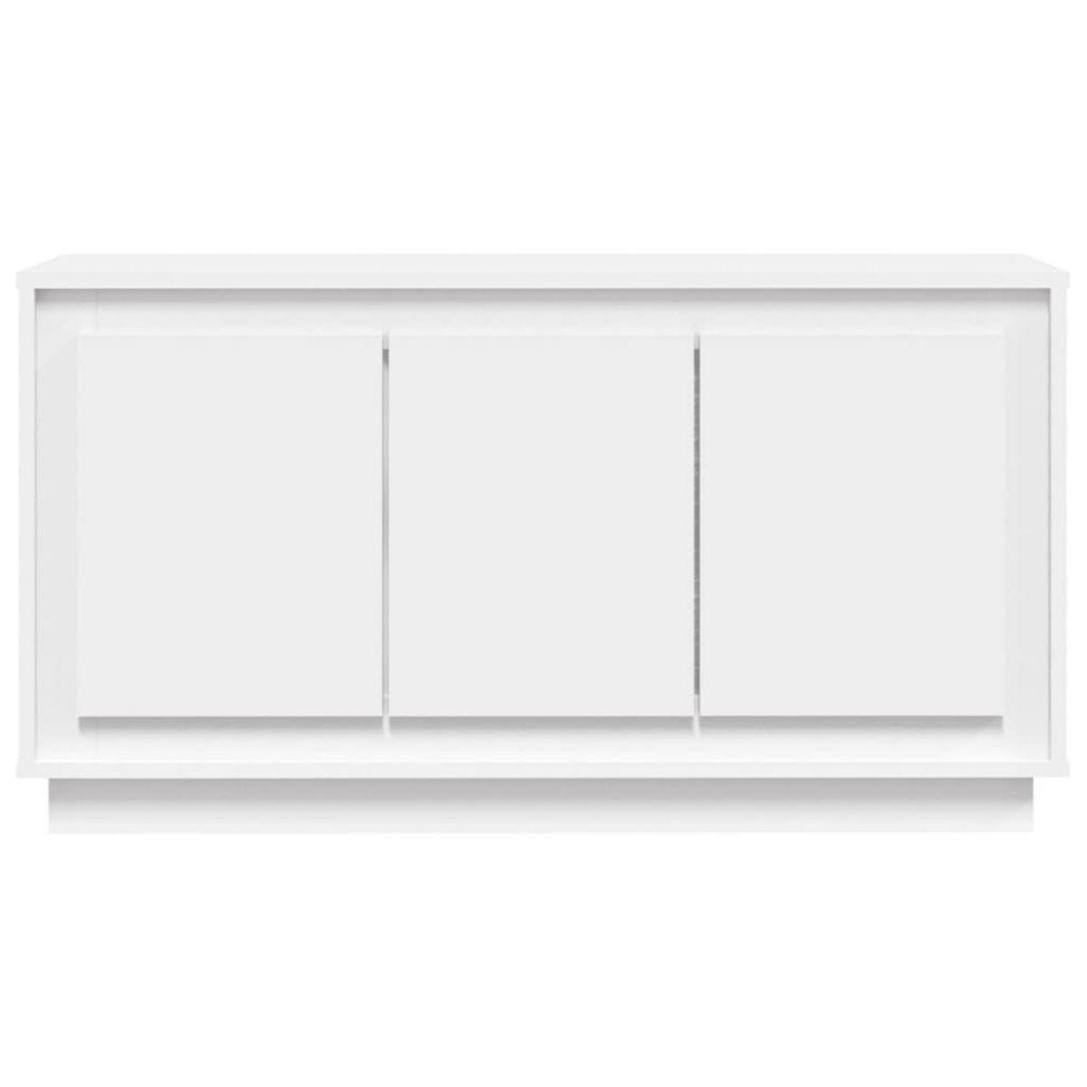 VIDAXL Buffet blanc 102x35x55 cm bois d'ingenierie