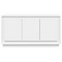 Voir la diapositive 5 : VIDAXL Buffet blanc 102x35x55 cm bois d'ingenierie