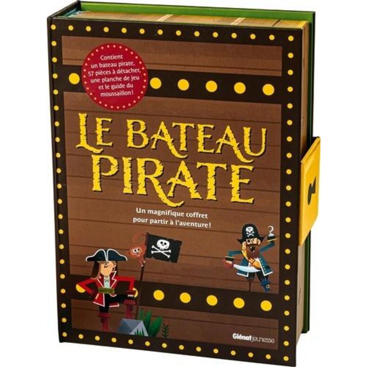 LE BATEAU PIRATE. UN MAGNIFIQUE COFFRET POUR PARTIR A L'AVENTURE ! AVEC UN BATEAU PIRATE, 57 PIECES A DETACHER, UNE PLANCHE DE JEU ET LE GUIDE DU MOUSSAILLON !, Veitch Catherine