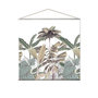 Voir la diapositive 1 : TOILINUX Toile murale imprimée jungle - 150 x 150 cm - Multicolore