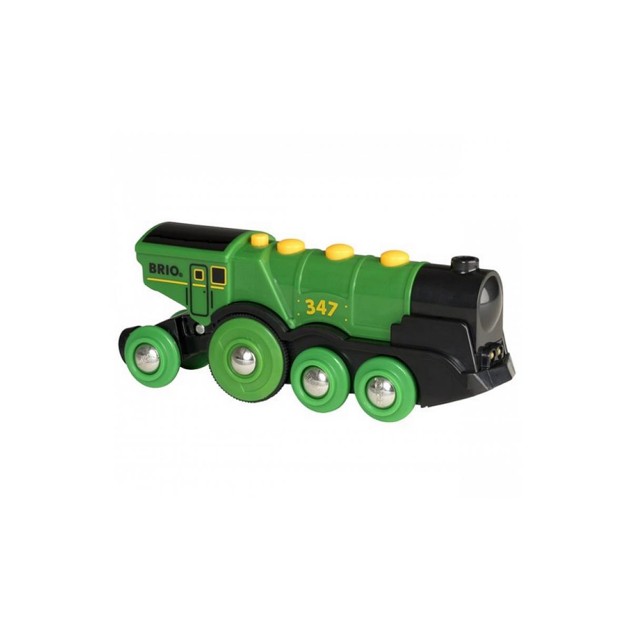 Voir la diapositive 1 : Brio 33593 Locomotive Verte Puissante a Piles