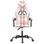 Voir la diapositive 3 : VIDAXL Chaise de jeu pivotante Blanc et rose Similicuir