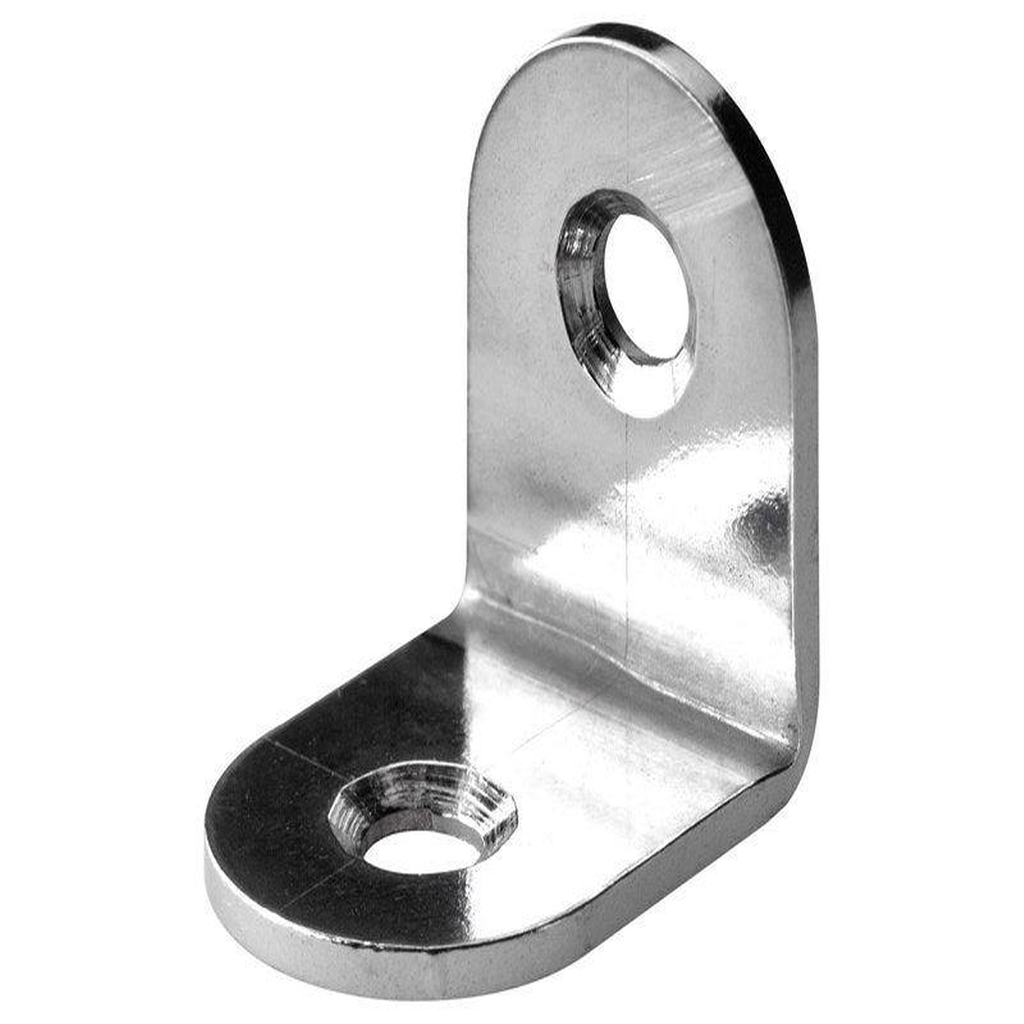 CENTRALE BRICO Lot de 10 équerres de chaise inox HETTICH, L.20 mm x l.15 mm x H.2 cm