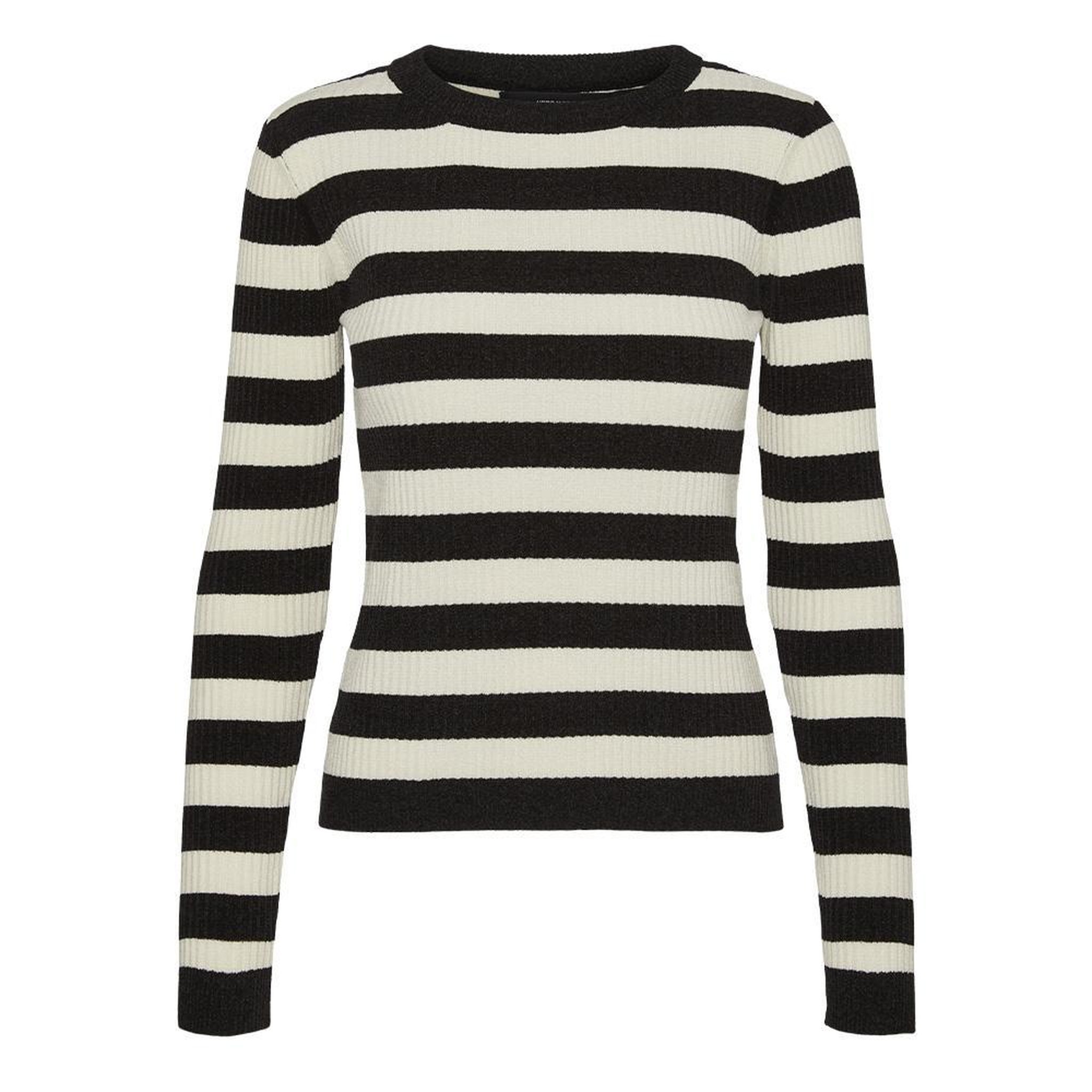Vero Moda Pull Beige/Noir Femme Vero Moda Chili. Coloris disponibles : Noir