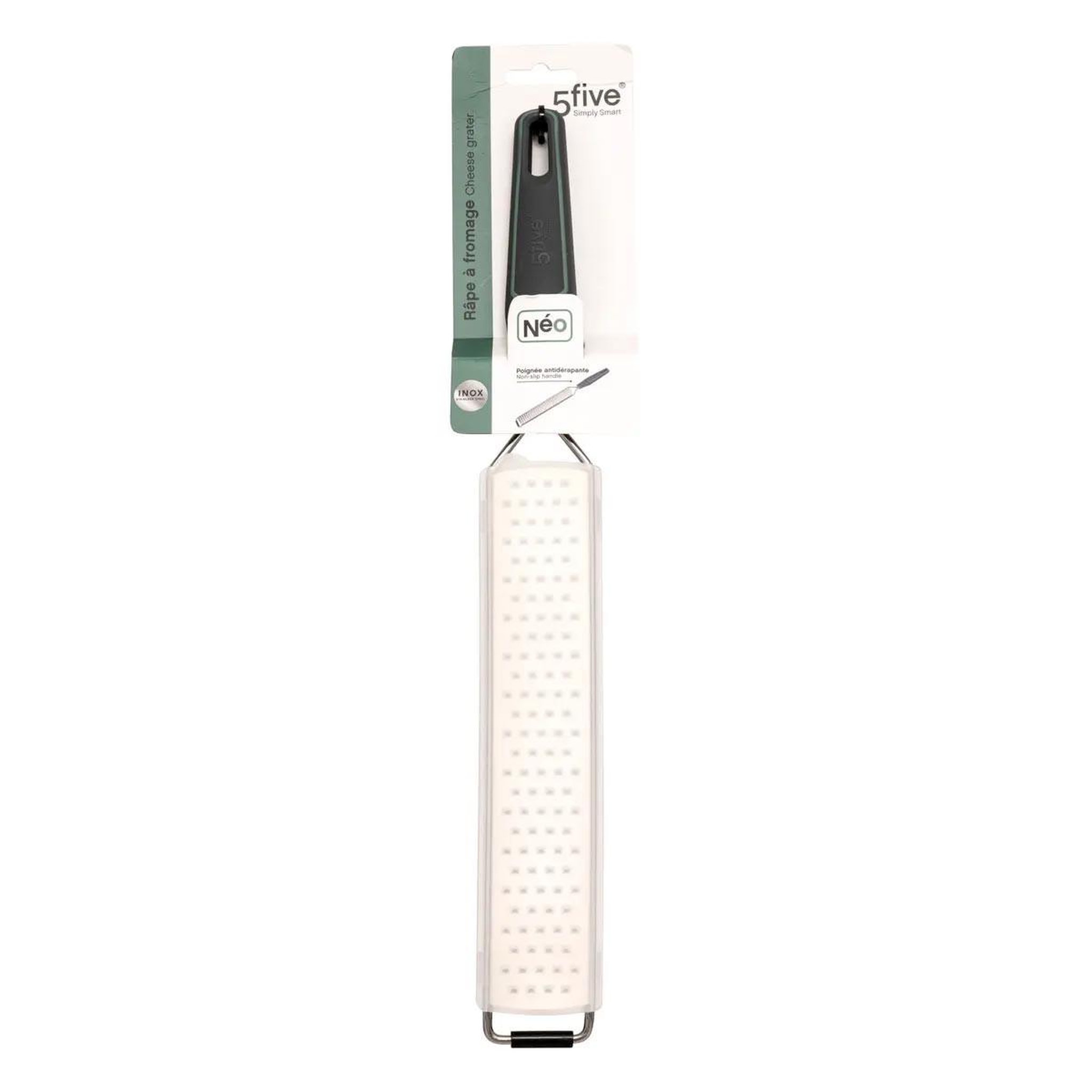 Voir la diapositive 5 : FIVE Râpe à fromage en inox  néo 2  40cm gris