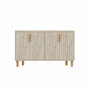 Voir la diapositive 1 : Habitat et Jardin Buffet en bois  Rodney  - 120 x 30 x 74 cm - Travertin