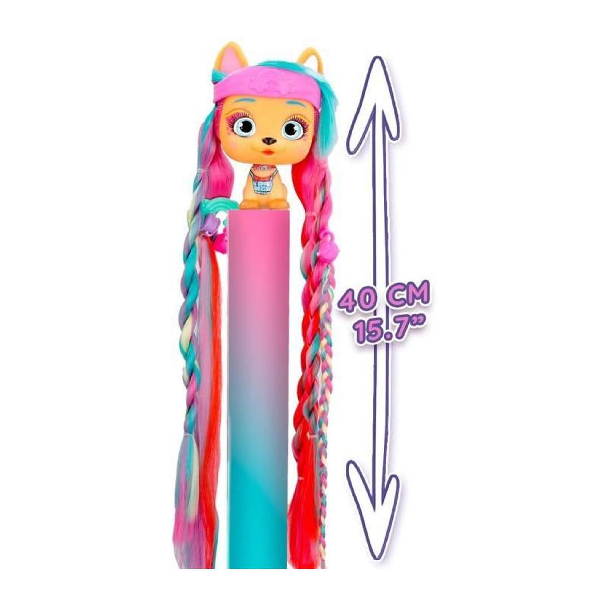 Voir la diapositive 3 : IMC Toys Poupée IMC Toys VIP Pets Hair Academy - Alexia