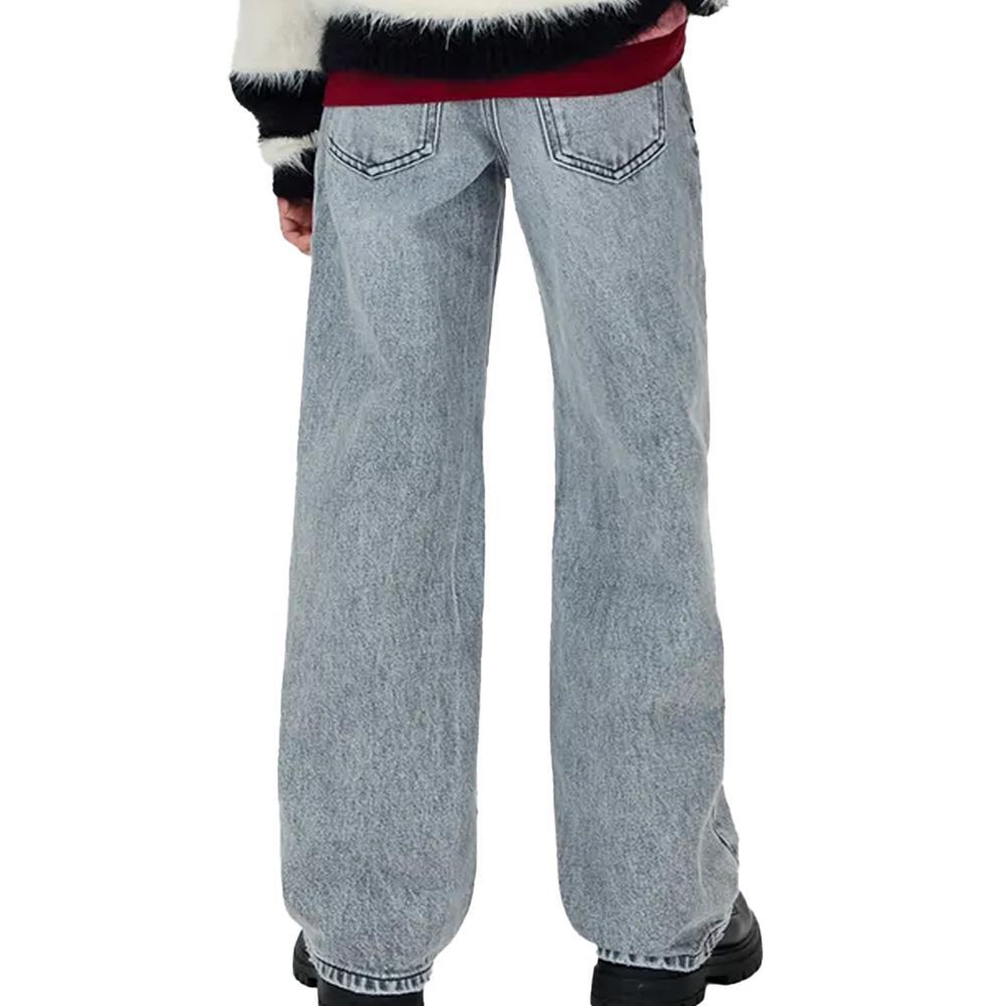 Voir la diapositive 4 : CALVIN KLEIN JEANS Jean loose gris garçon calvin klein jeans washed