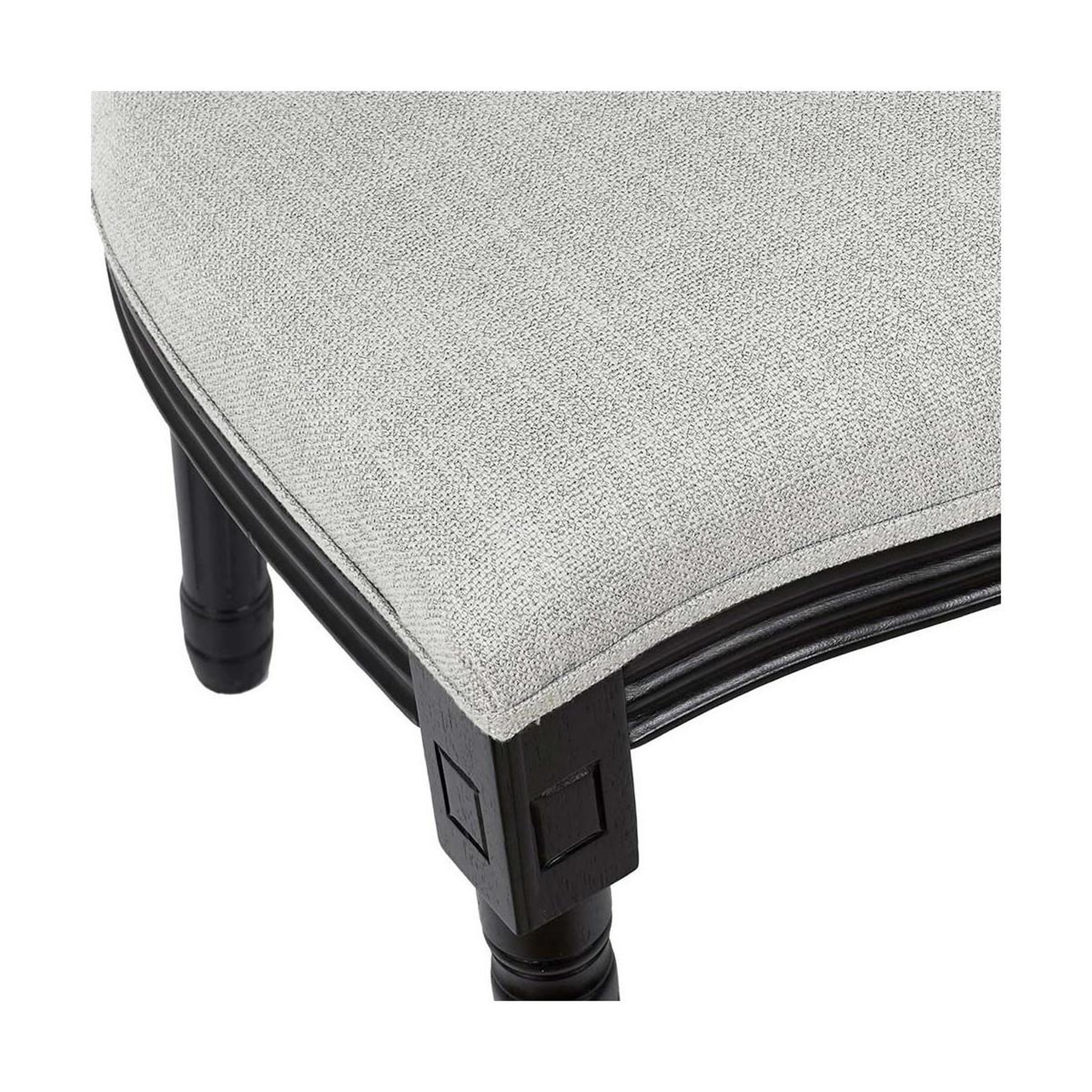Voir la diapositive 5 : The Home Deco Factory Lot de 2 chaises design  eleonor  96cm noir & gris