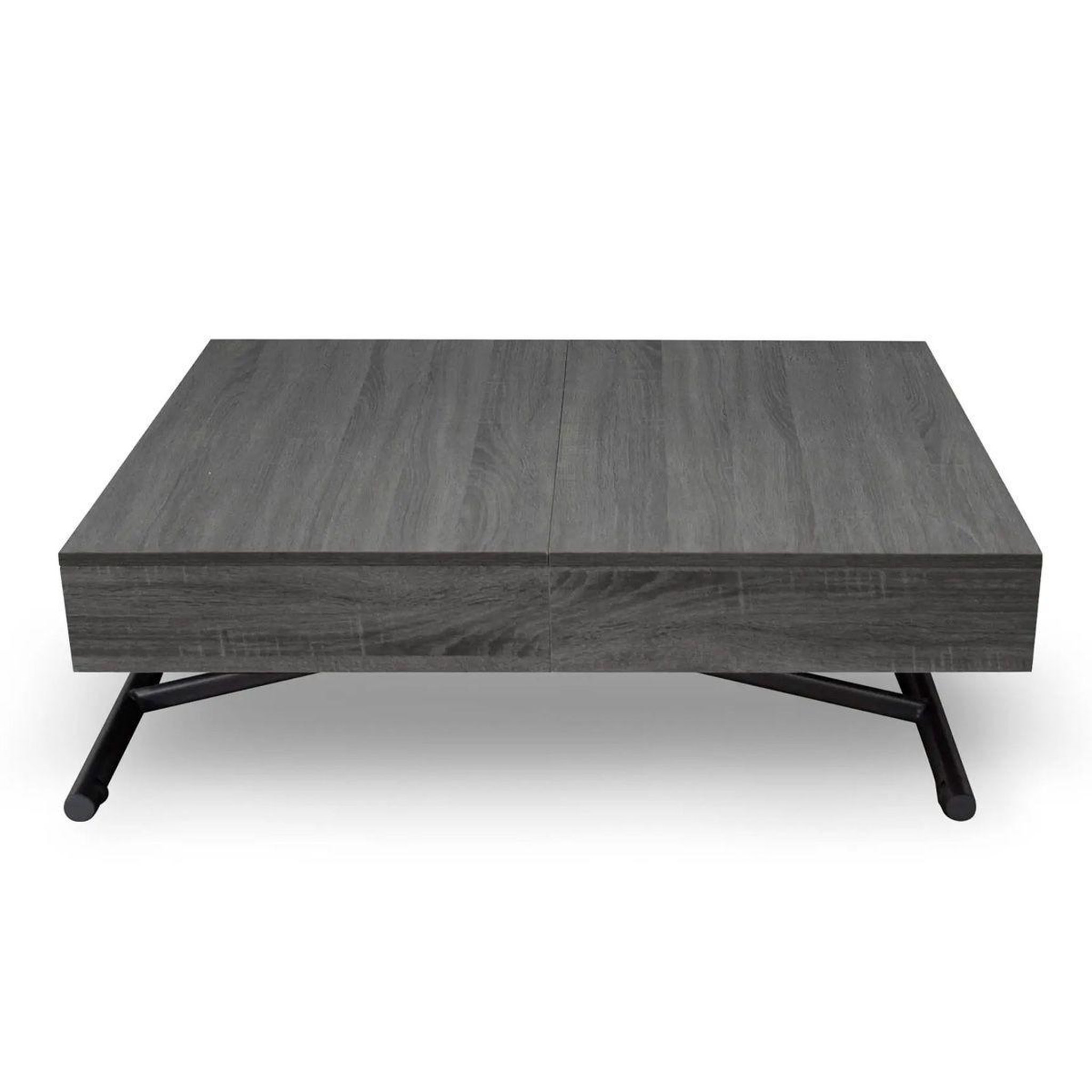 Voir la diapositive 1 : Paris Prix Table Basse Relevable  Lift  120-190cm Gris