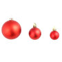 Voir la diapositive 4 : VIDAXL Ensemble de boules de Noël 100 pcs 3/4/6 cm Rouge