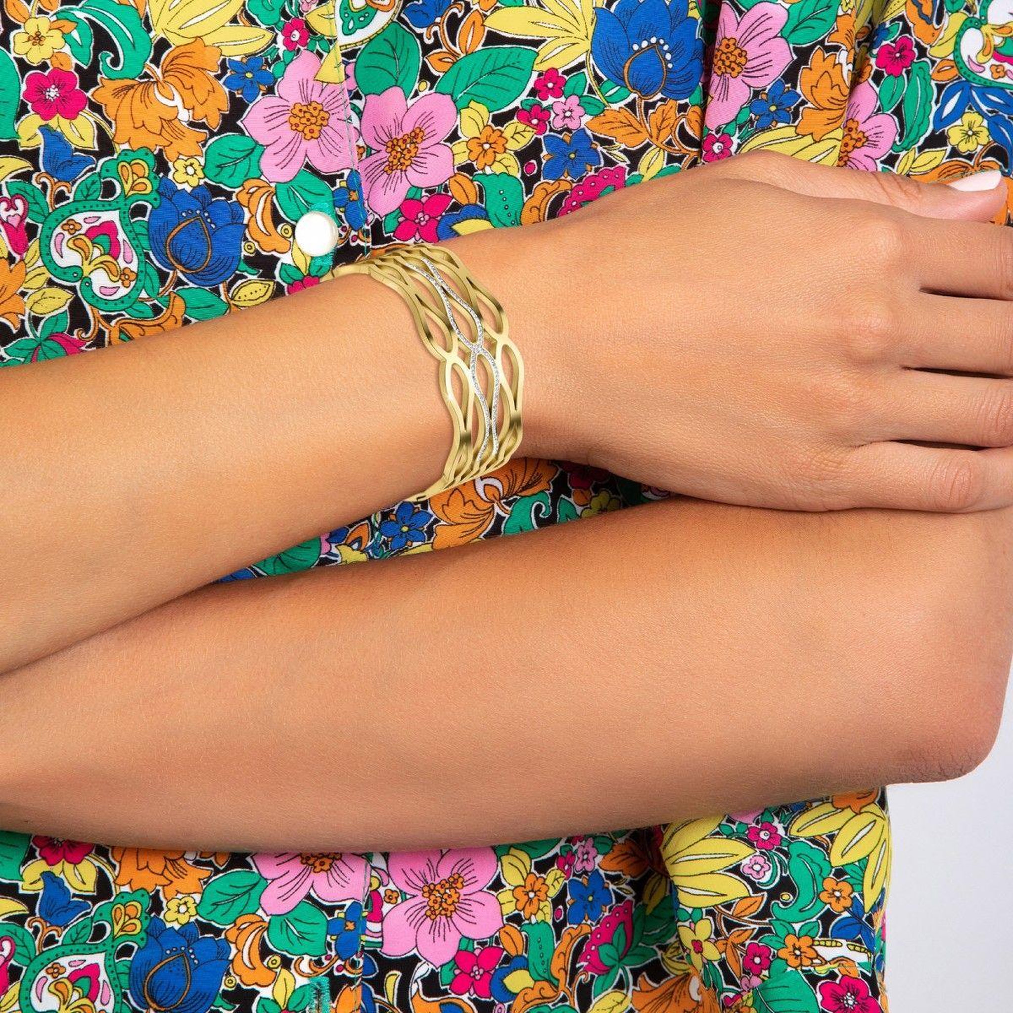 Voir la diapositive 2 : SC BOHEME Bracelet par SC Bohème orné de Cristaux scintillants