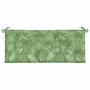 Voir la diapositive 4 : VIDAXL Coussin de banc de jardin motif de feuilles 120x50x7 cm tissu