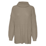 Vero Moda Pull Marron Femme Vero Moda Mzia. Coloris disponibles : Marron