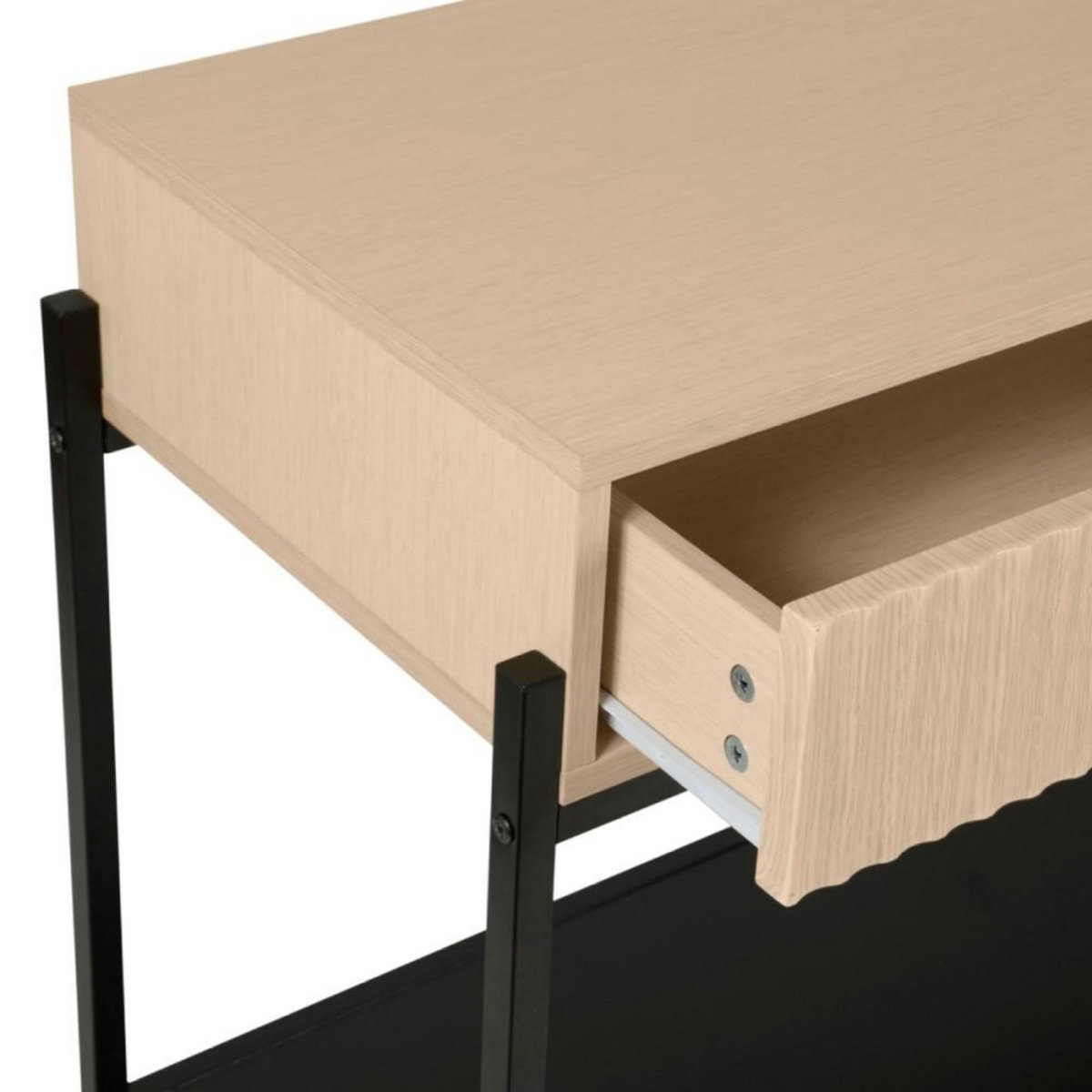 OSTARIA Console mélaminé et métal