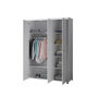 Voir la diapositive 6 : Vipack Lit Simple 90x200 cm Vipack Erik avec Chevet, Armoire 3 Portes et Lit Gigogne - Ensemble pour Chambre d'Enfant
