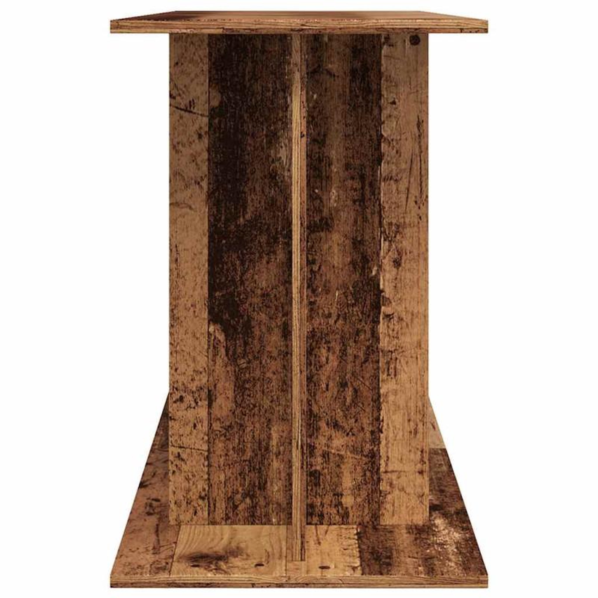 Voir la diapositive 5 : VIDAXL Support pour aquarium vieux bois 120x40x60 cm bois d ingénierie