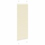Voir la diapositive 4 : VIDAXL Store plisse creme 45x100 cm largeur du tissu 44,4 cm polyester