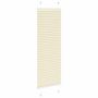 Voir la diapositive 4 : VIDAXL Store plisse creme 45x100 cm largeur du tissu 44,4 cm polyester