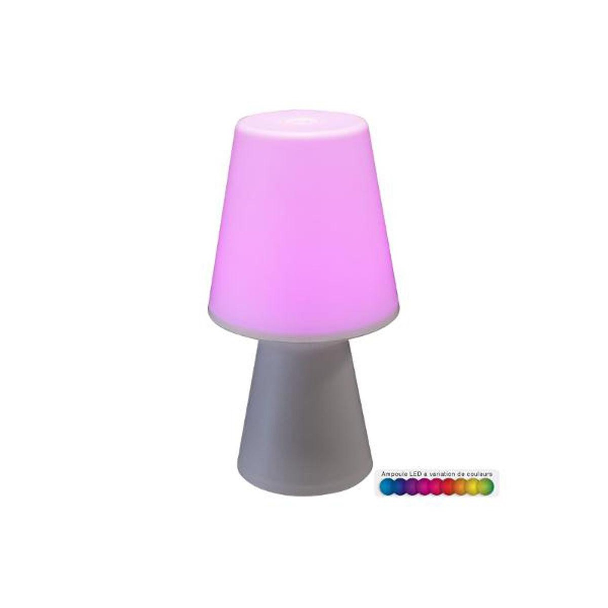 Voir la diapositive 2 : ATMOSPHERA Lampe à poser  led  21cm multicolore