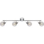 GLOBO Plafonnier LED design Bolt - Argent