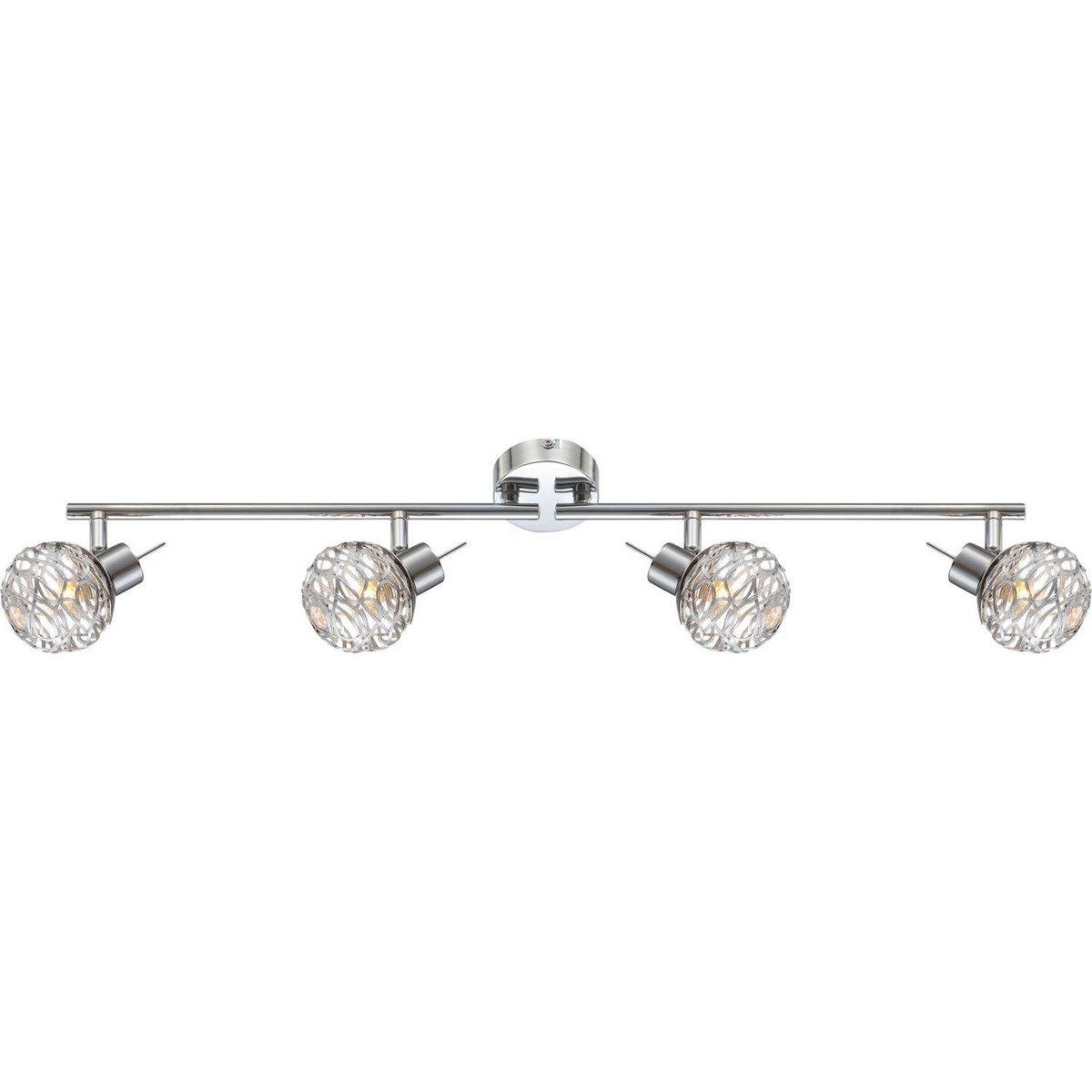 GLOBO Plafonnier LED design Bolt - Argent