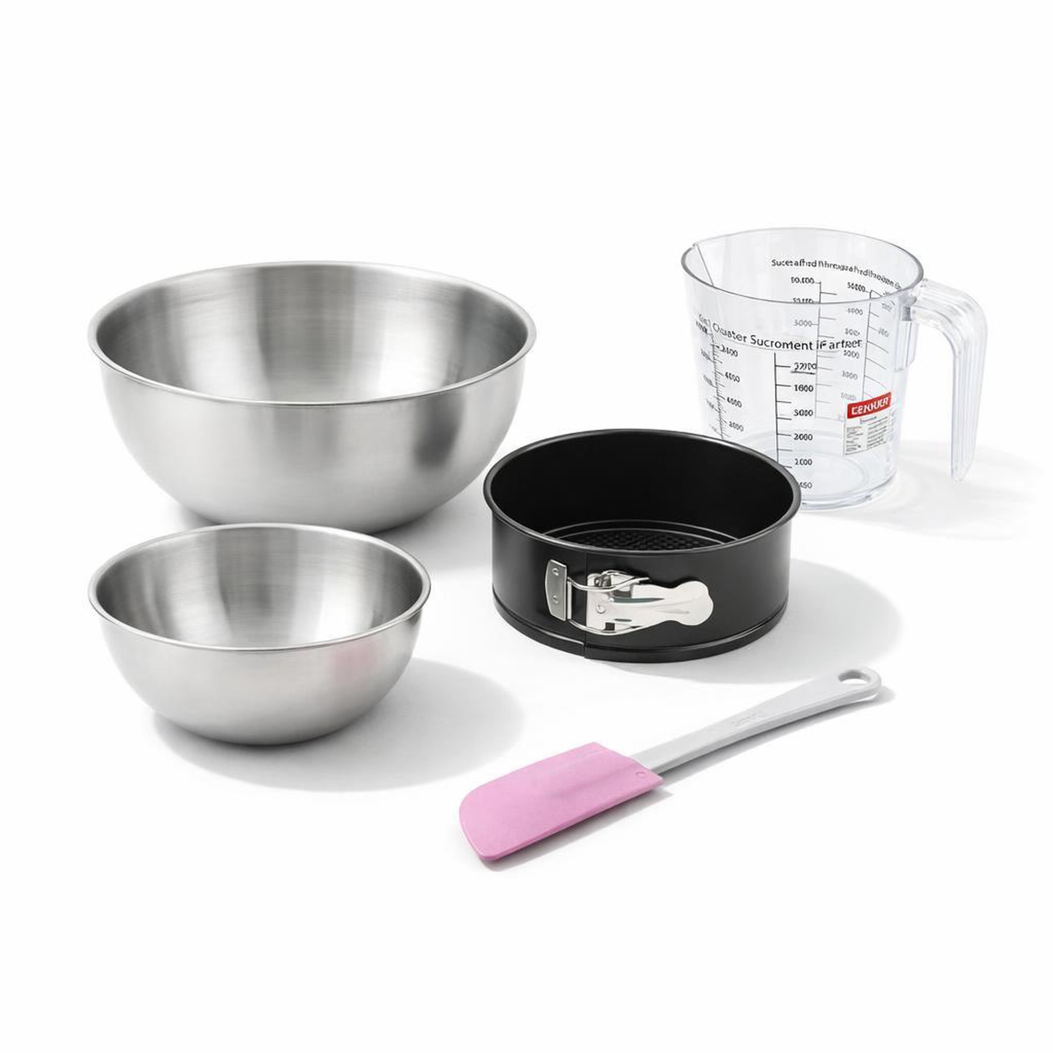ZENKER Set pâtisserie avec moule à panettone 18 cm, 2 bols à mixer, verre mesureur et spatule zenker