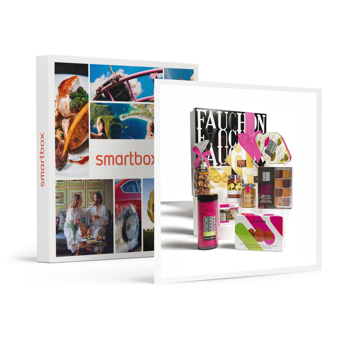 Smartbox Coffret Passion Fauchon : assortiment de délices sucrés livré à domicile - Coffret Cadeau Gastronomie