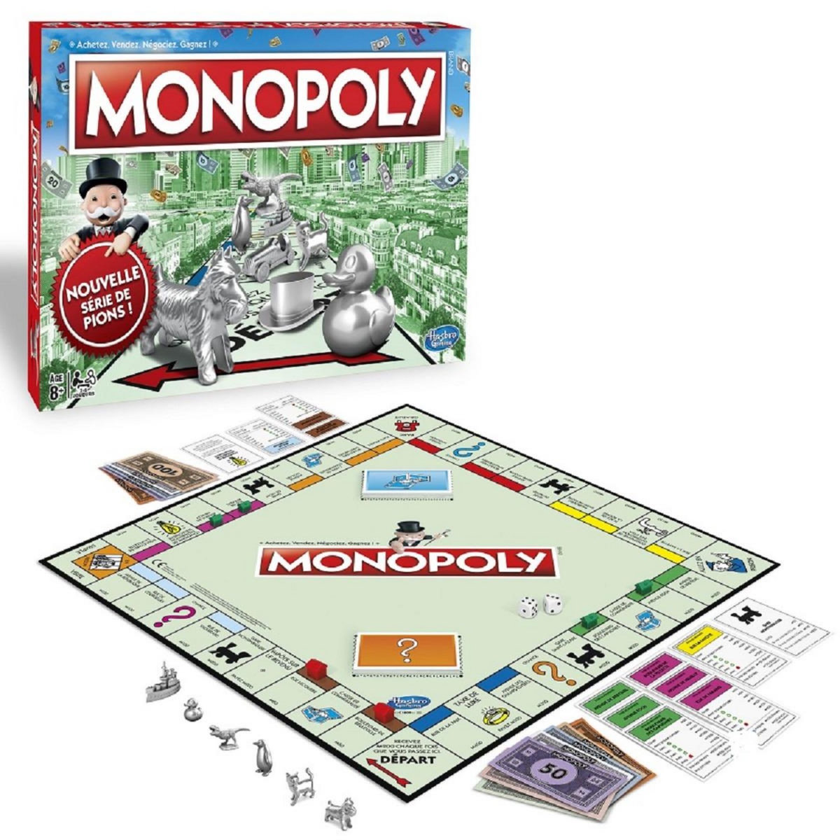 HASBRO Jeu Monopoly classique