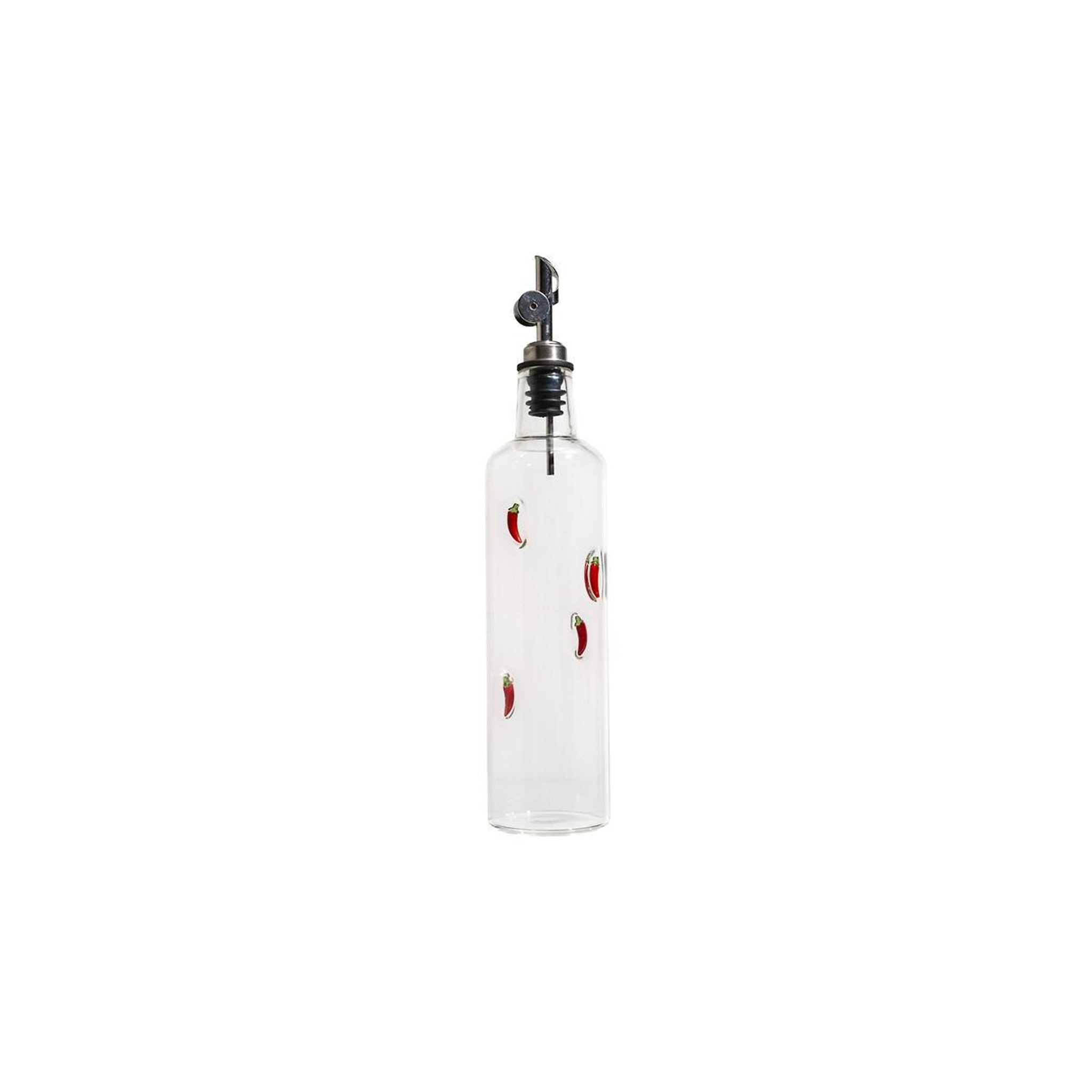 The Home Deco Factory Huilier avec bec verseur  piment  50cl transparent