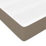 Voir la diapositive 5 : VIDAXL Matelas de lit a ressorts ensaches Taupe 180x200x20 cm Tissu