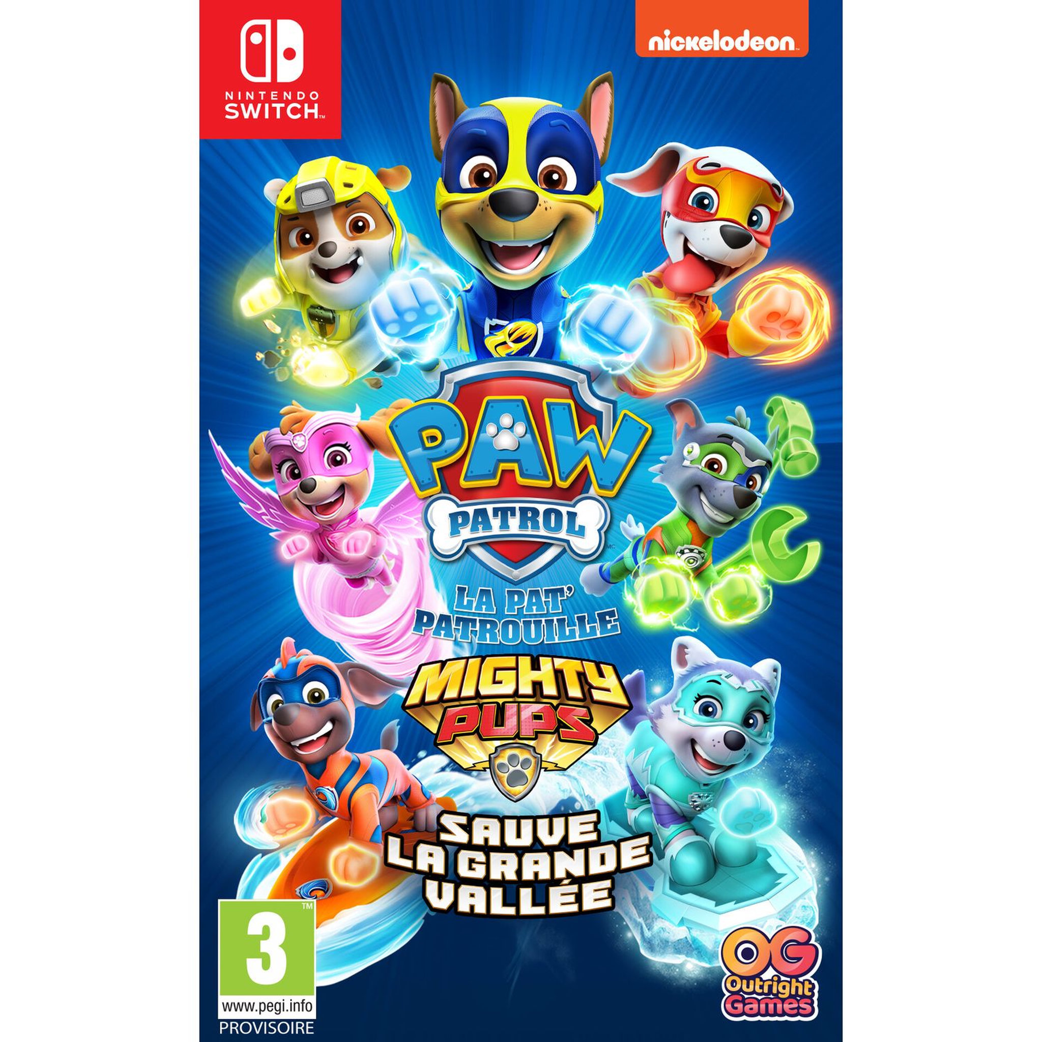 Voir la diapositive 1 : Pat&rsquo; Patrouille : La Super Patrouille Sauve la Grande Vallée - Code à Télécharger Nintendo Switch