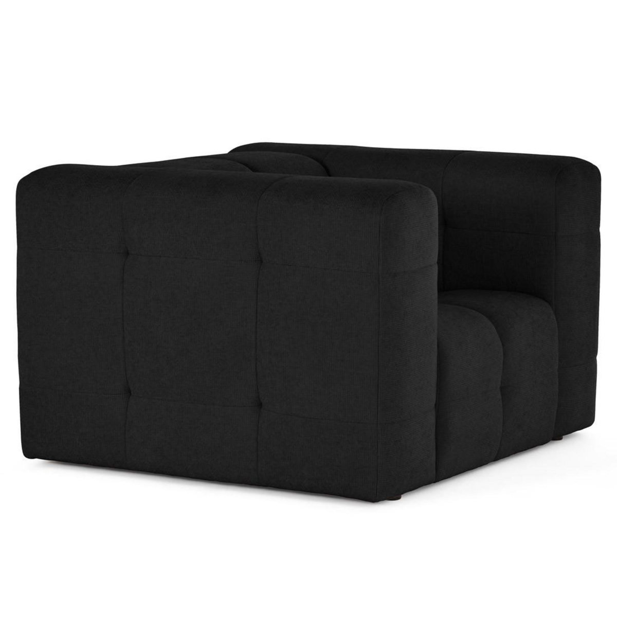 LISA DESIGN Suzano - fauteuil en tissu texturé