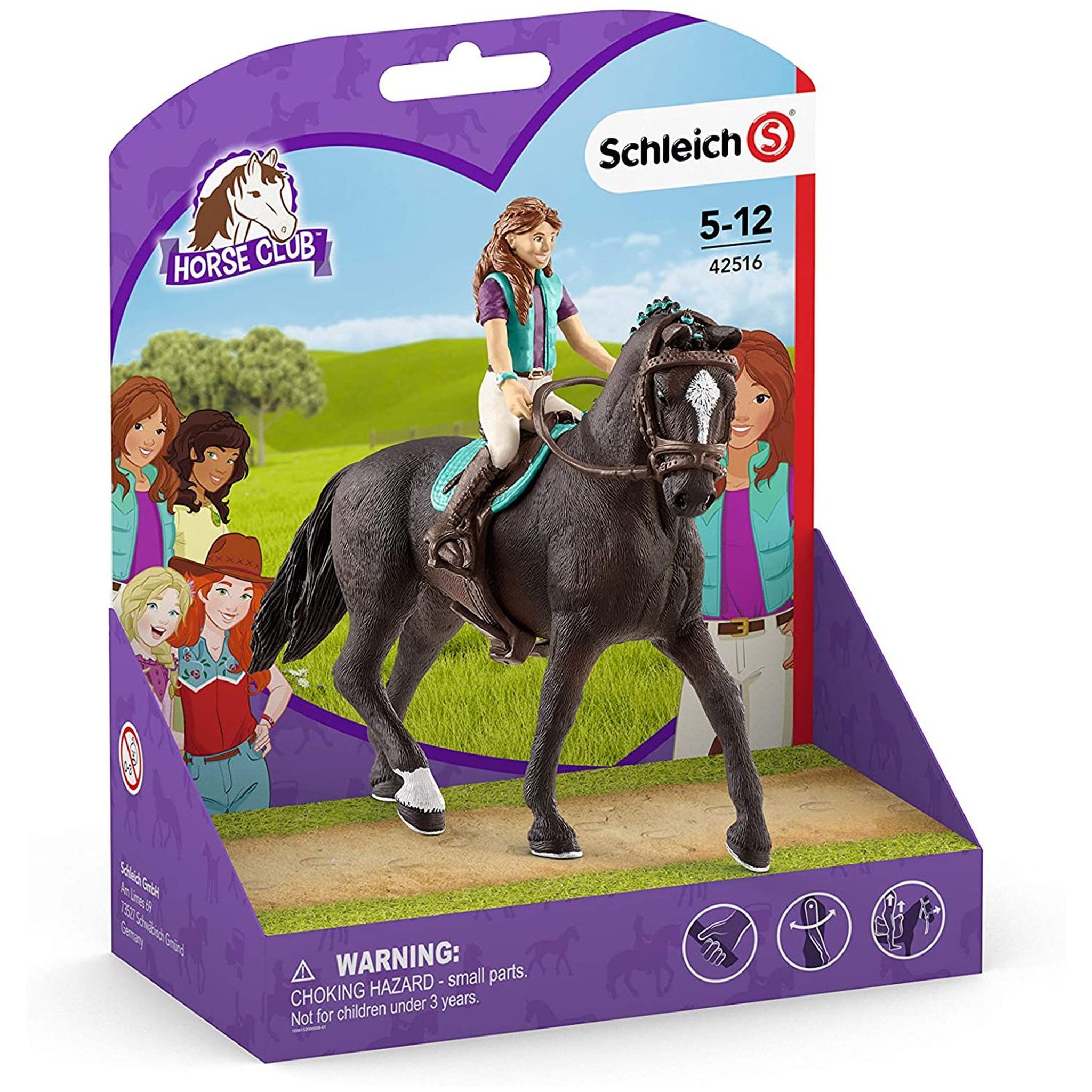 Voir la diapositive 3 : Schleich Figurine Lisa et Storm Horse club