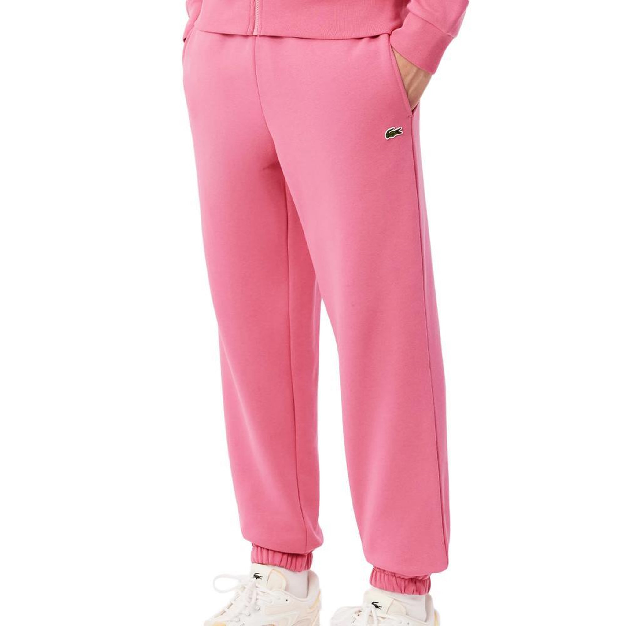 Lacoste Jogging Rose Femme Lacoste Track. Coloris disponibles : Rose