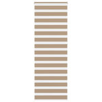 VIDAXL Store zebre marron sable largeur du tissu 70,9 cm polyester