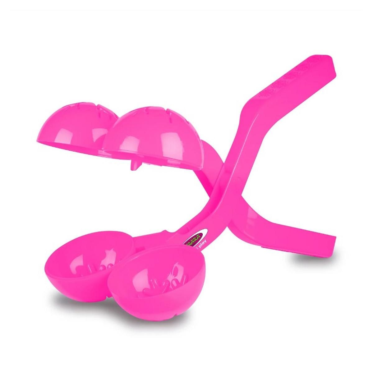 Jamara Jouet neige Boule à neige Duo 38 cm rose