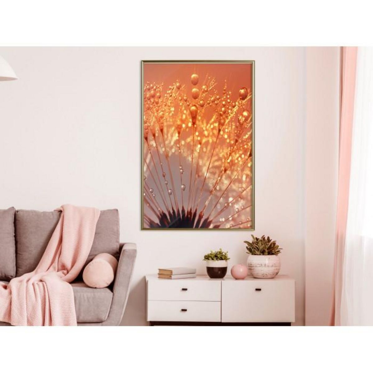 Paris Prix Affiche Murale Encadrée  Orange Breath of the Summer