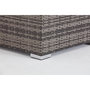 Voir la diapositive 5 : CONCEPT USINE Salon de jardin 4 places en résine tressée gris MOANA