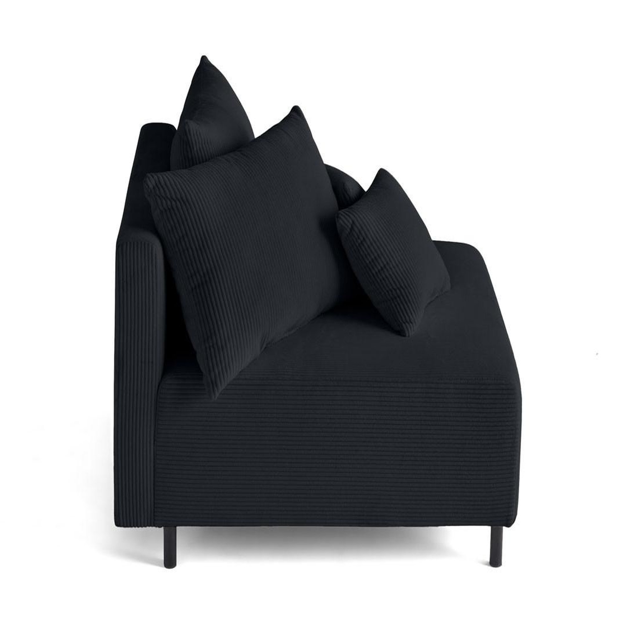 Voir la diapositive 3 : BEST MOBILIER Edinburg - module d'assise - en velours côtelé