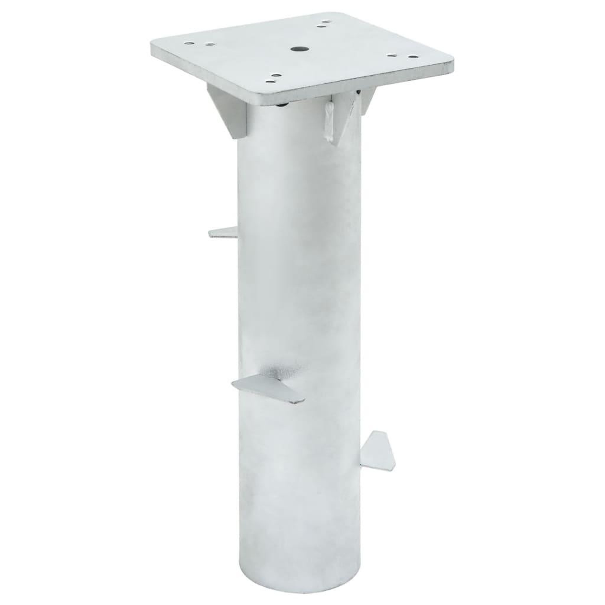 VIDAXL Base de parasol enterre argente 16x16x39,5 cm acier