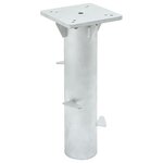 VIDAXL Base de parasol enterre argente 16x16x39,5 cm acier